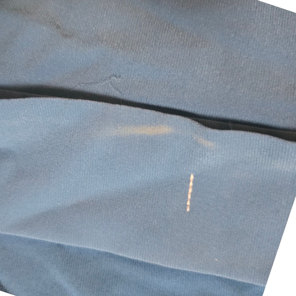 SoCa St. John Womens Blue Utility Jacket Funnel Neck Drawstring Hem Large - Picture 2 of 13